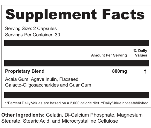 Supplement Facts for Rootspire